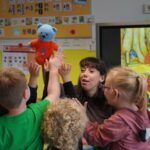 Anne kwam met haar Verhalenfiets naar basisschool Swartbroek