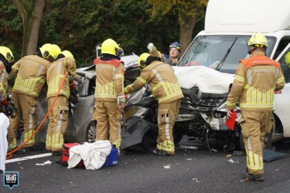 Zwaar ongeval op snelweg A2 bij Hunsel