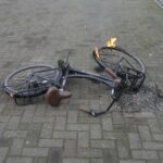 Brandweer dooft brandende fiets op Molenakker