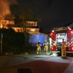 Pergola afgebrand bij buitenbrand aan Nieuwenbroek