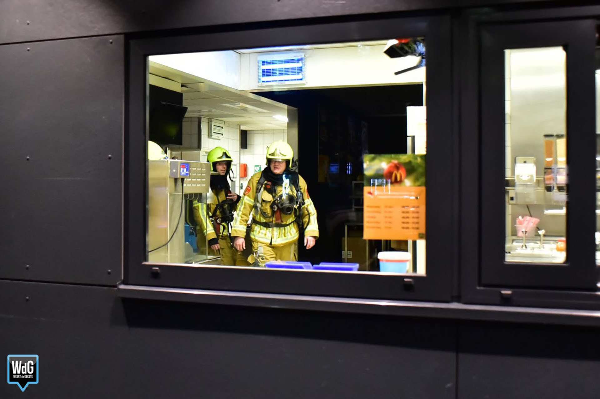 Brandweer naar McDonald's in Nederweert vanwege gaslekkage