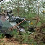 Militaire oefening op de Weerterheide