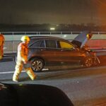 Snelweg A2 bij Wessem dicht na ongeval met twee auto's