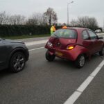 Kop-staartbotsing op Randweg Zuid in Nederweert