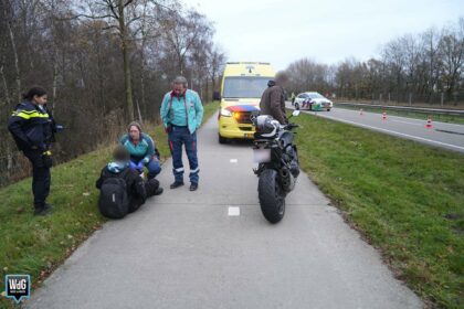 Motorrijder onderuit op Kempenweg