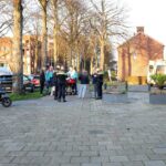 Bestuurster scooter ten val op rotonde Maaspoort