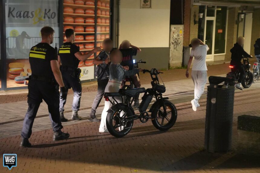 Archieffoto WdG - Politie in actie vanwege overlast fatbikes