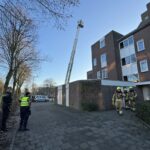 Vermeende brand op dak wooncomplex blijkt luchtspiegeling