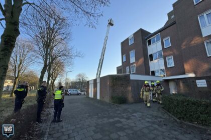 Vermeende brand op dak wooncomplex blijkt luchtspiegeling