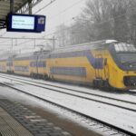 Archieffoto WdG - Trein in de sneeuw