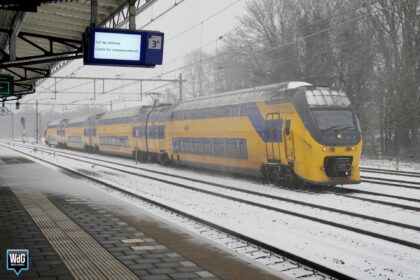 Archieffoto WdG - Trein in de sneeuw