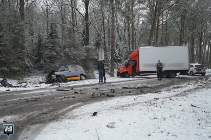 Gewonde bij ongeval op kruising Diesterbaan en Herenvennenweg