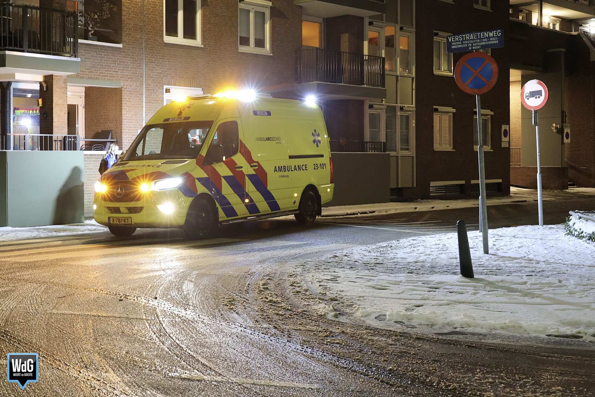 Man gewond na val op Verstraetenweg