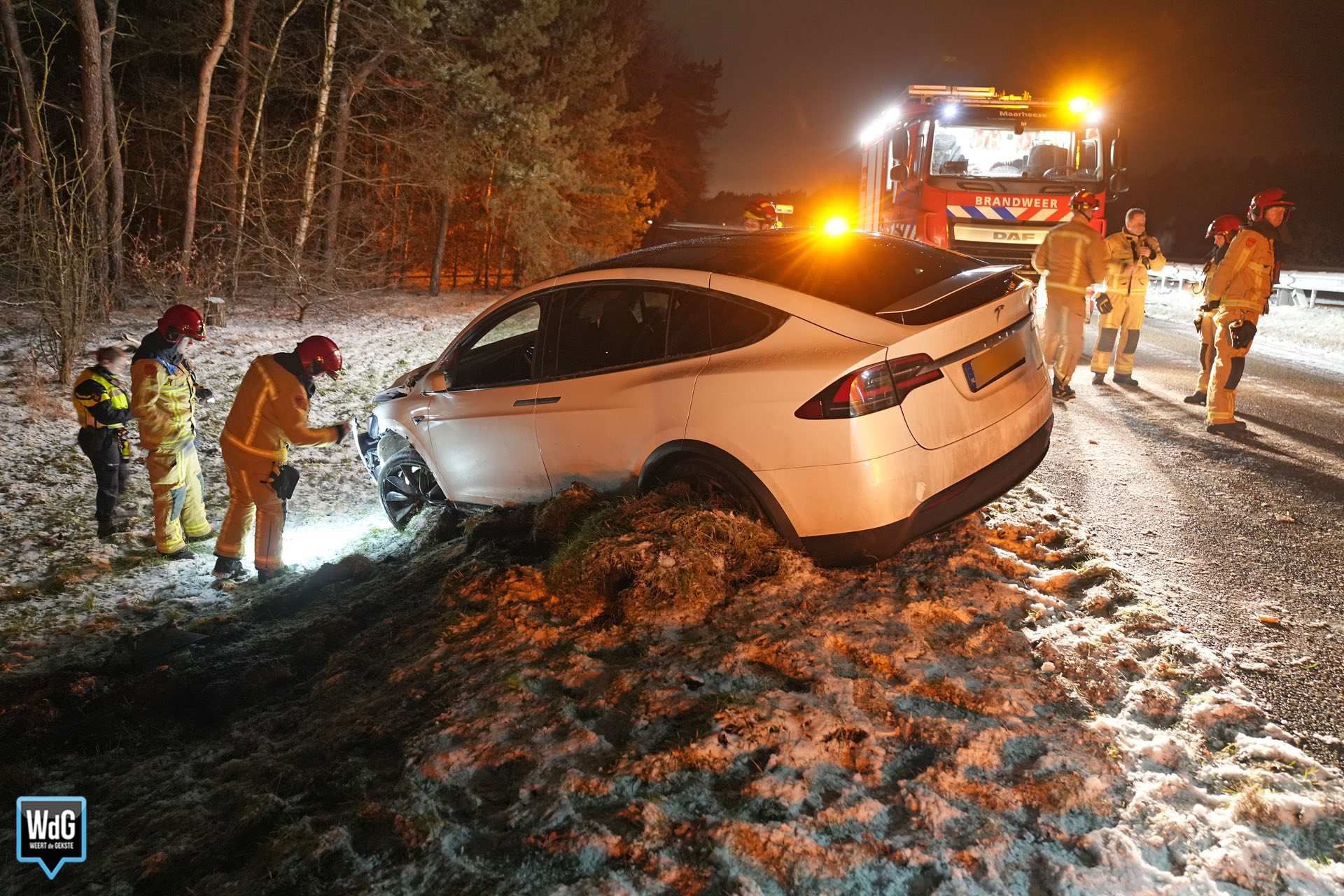 Bestuurder komt met schrik vrij na ongeval op afrit Wildenberg