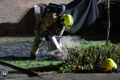 Brandweer dooft schoorsteenbrand in Hertogstraat