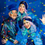 Drie generaties samen op de officiële Wieërter Vastelaovendj-poster