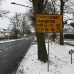 Deel Kazernelaan wordt opnieuw afgesloten voor rioleringswerk