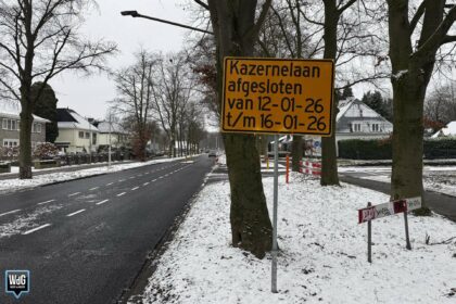 Deel Kazernelaan wordt opnieuw afgesloten voor rioleringswerk