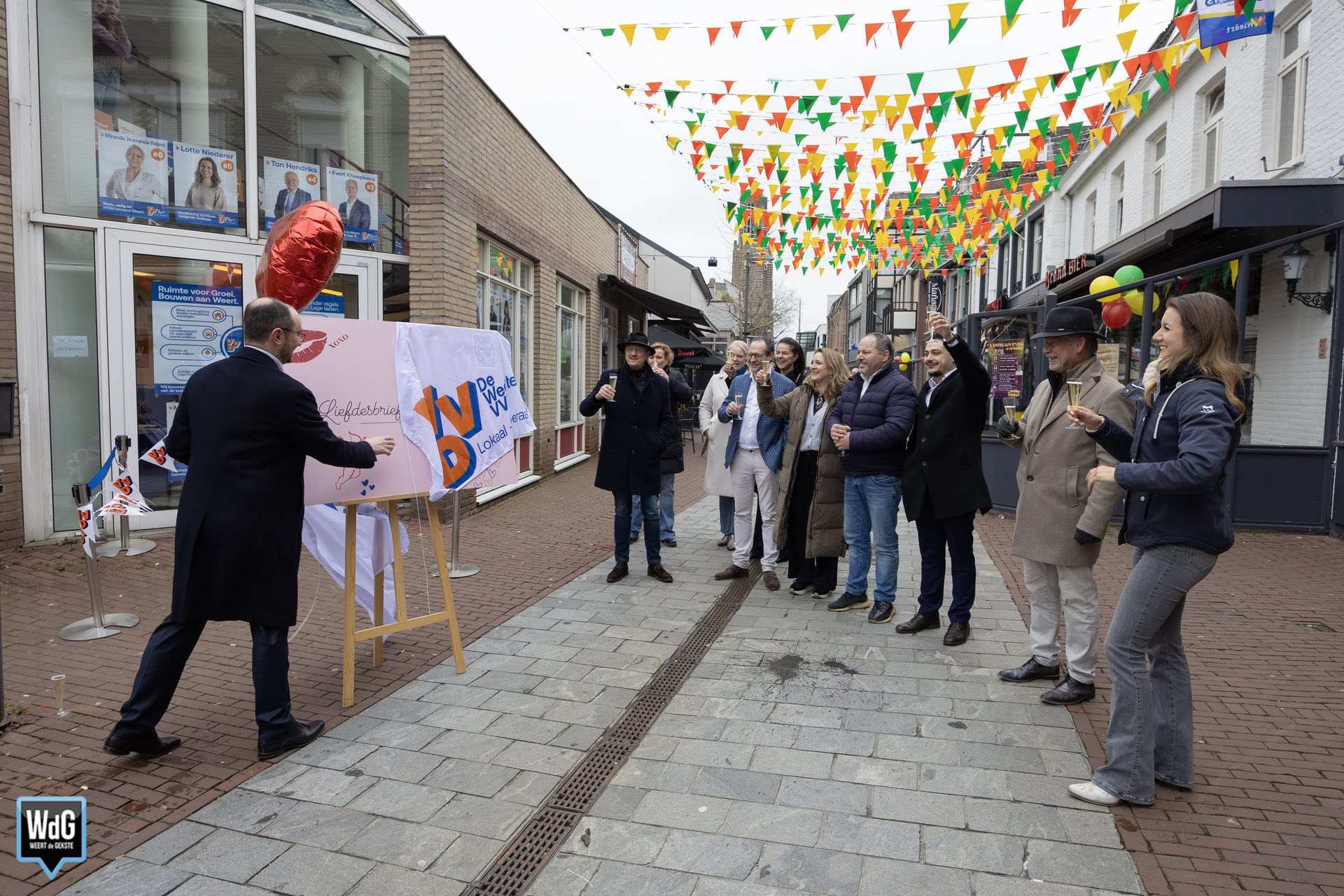 De Weerter VVD opent campagnehuis op Valentijnsdag
