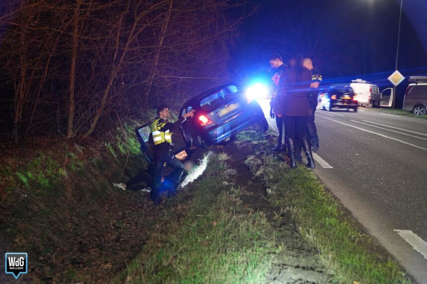 Vechtpartij na uitwijkmanoeuvre op Randweg-Oost in Budel