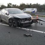 Auto's botsen op snelweg A2 tussen Budel en Weert