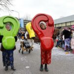 Femiêlie Optocht van V.V. De Vêrkusköp in beeld