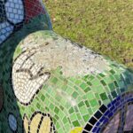 Mozaïekbankje in Stramproy opnieuw vernield