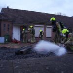 Zolderbrand in woning aan de Charitashof