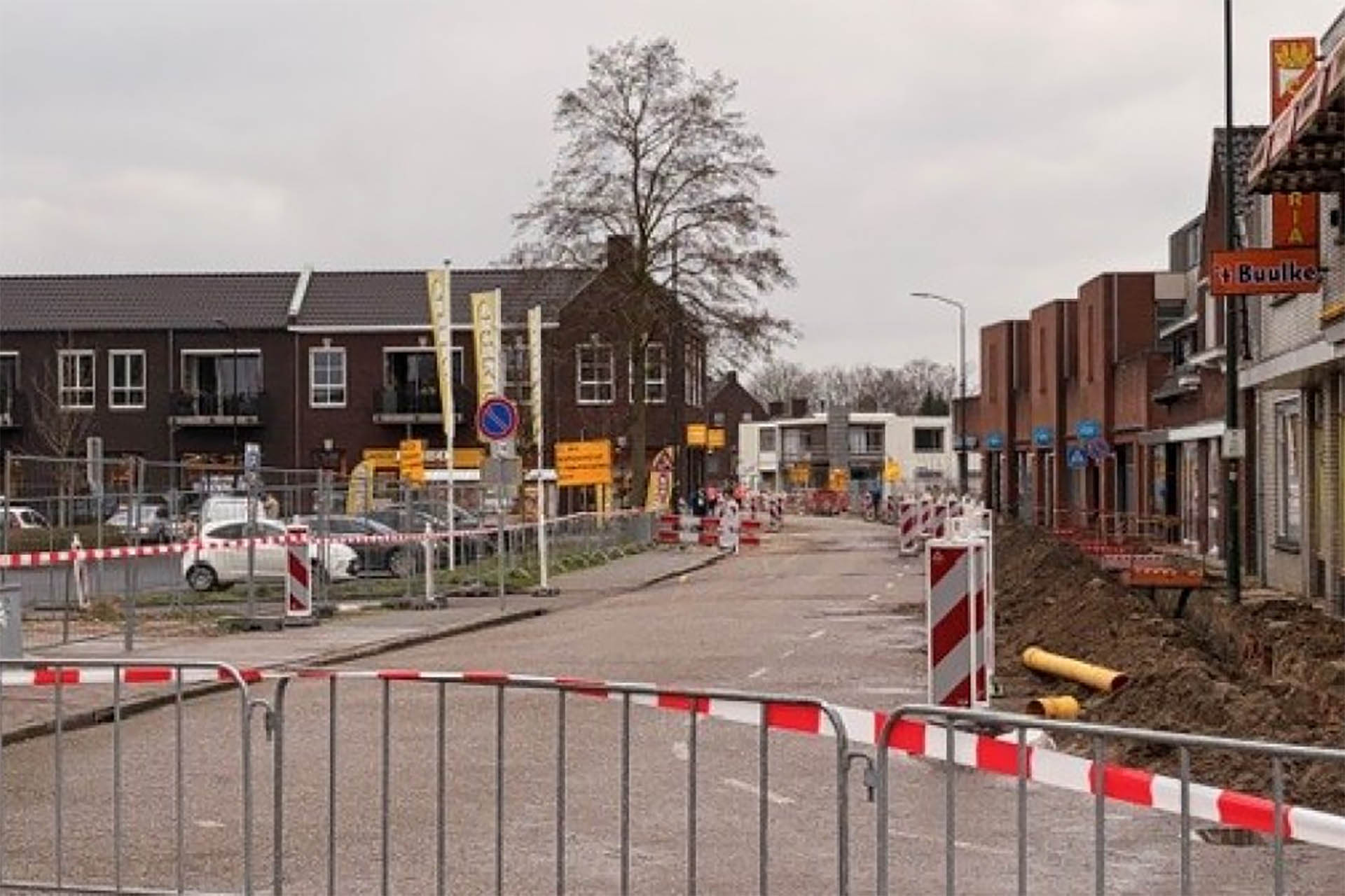 Werkzaamheden in Budel - Foto via Gemeente Cranendonck