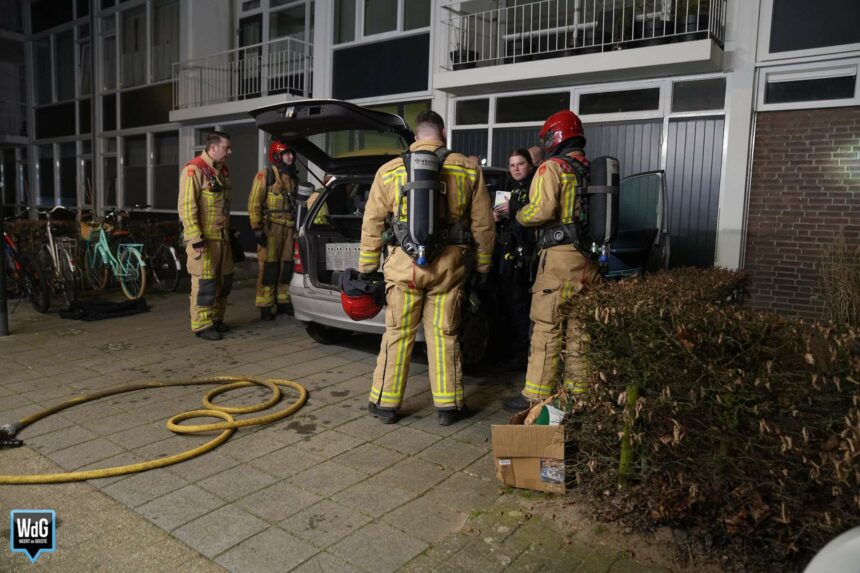 Onderzoek na brand in auto aan Utrechtsestraat Budel