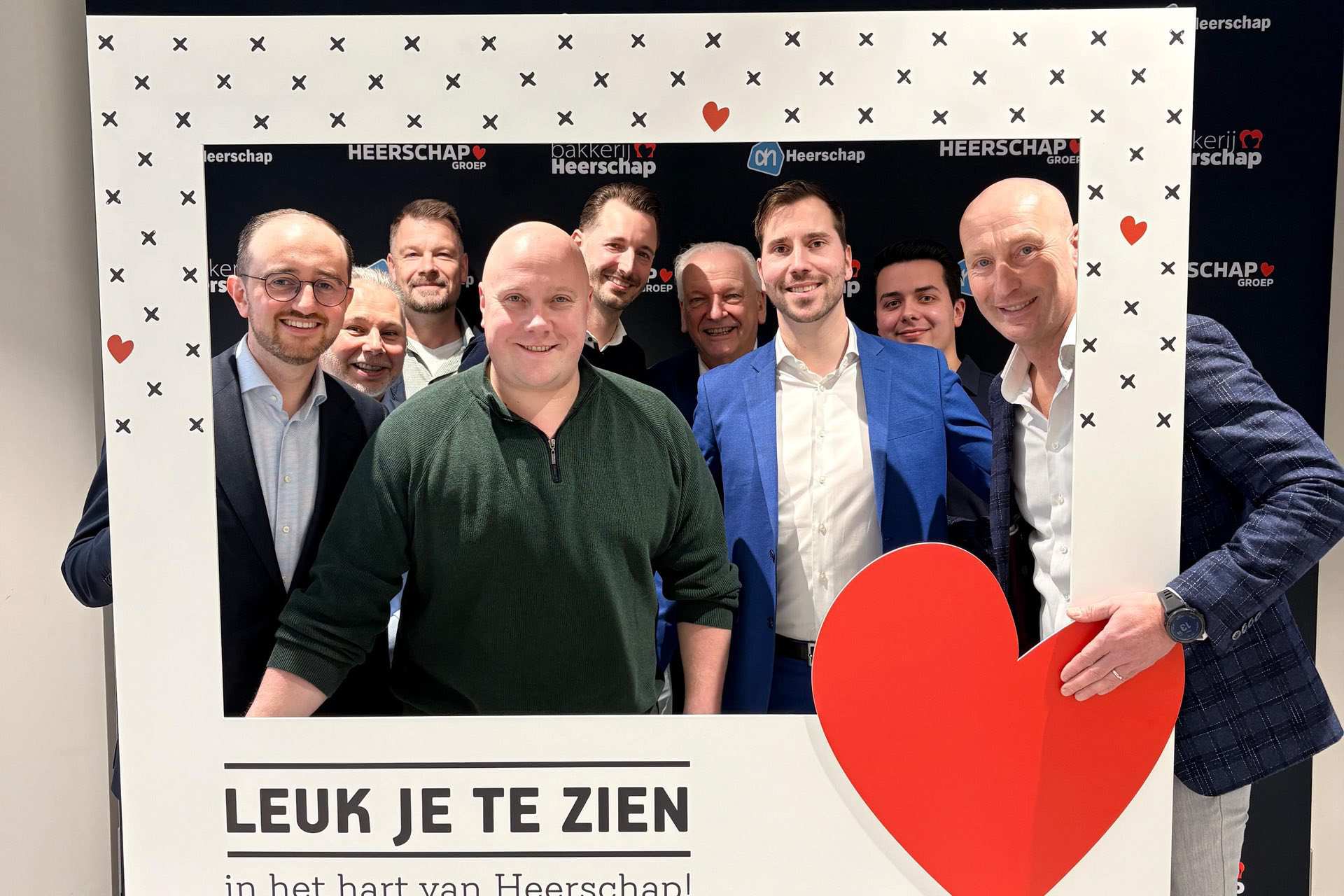 Minister en wethouders Nederweert en Weert op bezoek bij Heerschap Groep