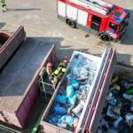 Brandje in container op Milieustraat