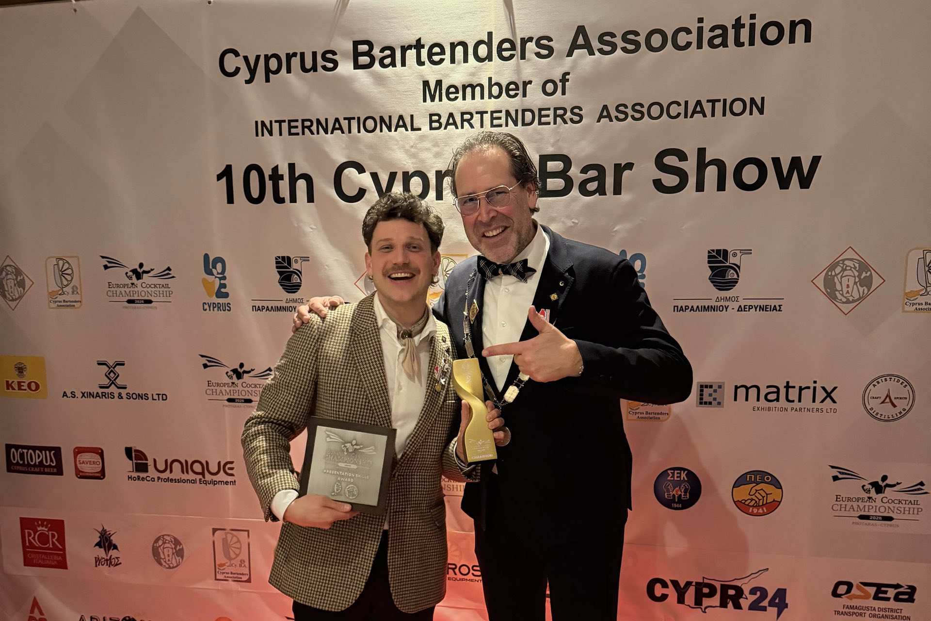 Jan Dirk Huijser van Reenen uit Weert wint EK cocktails op Cyprus