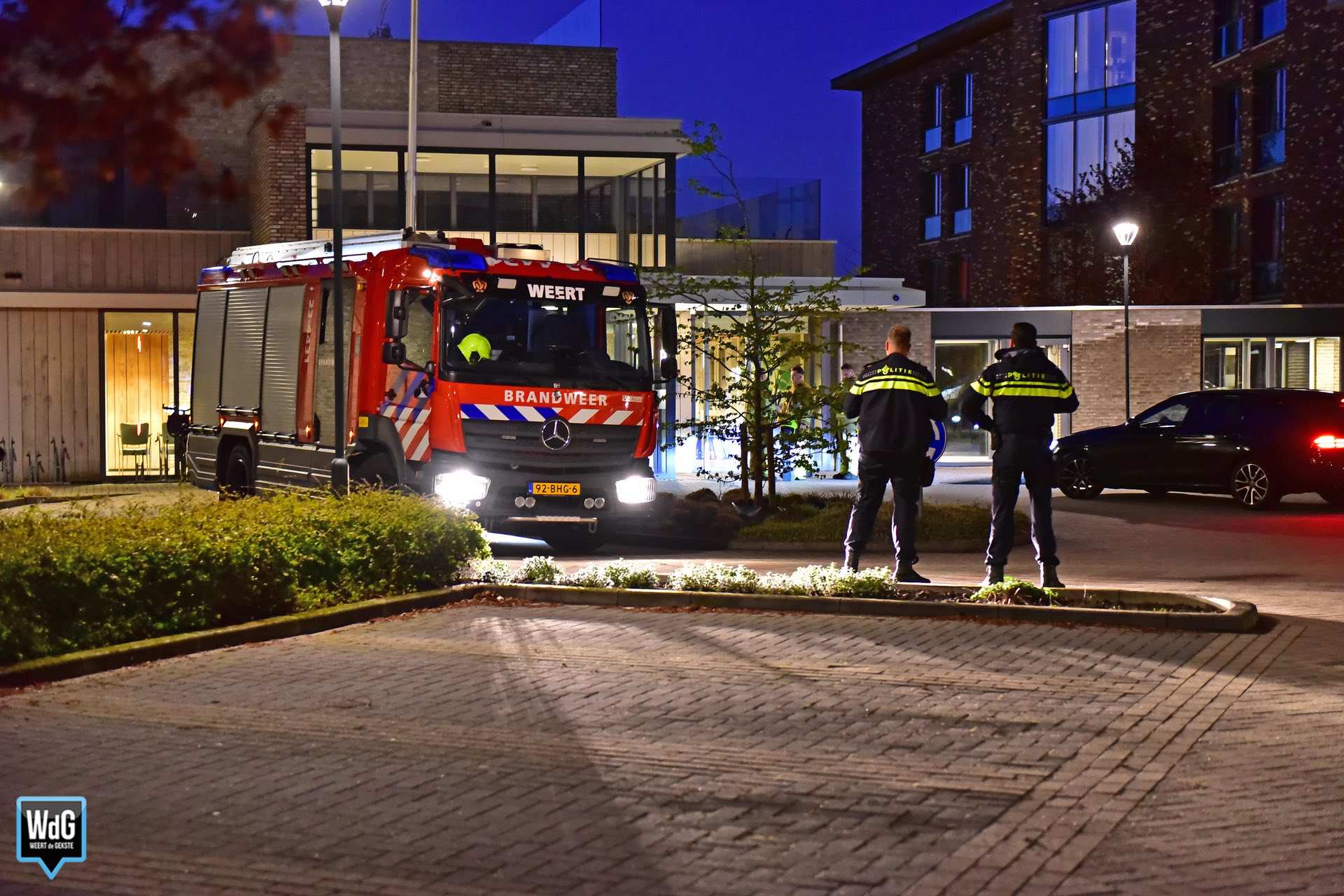 Brandweer onderzoekt vreemde lucht in zorgcentrum Martinus