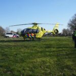 Traumahelikopter naar Maarheeze voor medische noodsituatie