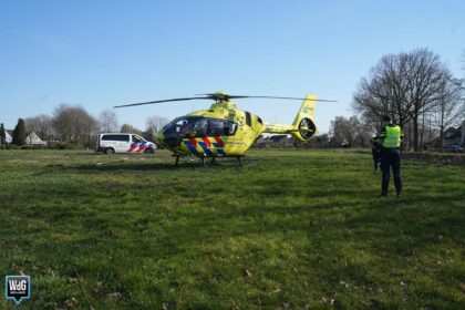 Traumahelikopter naar Maarheeze voor medische noodsituatie