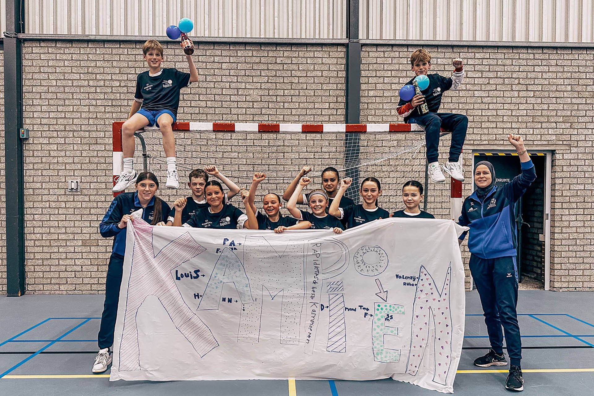 Dubbel feest: D2 en D3 Rapiditas kampioen