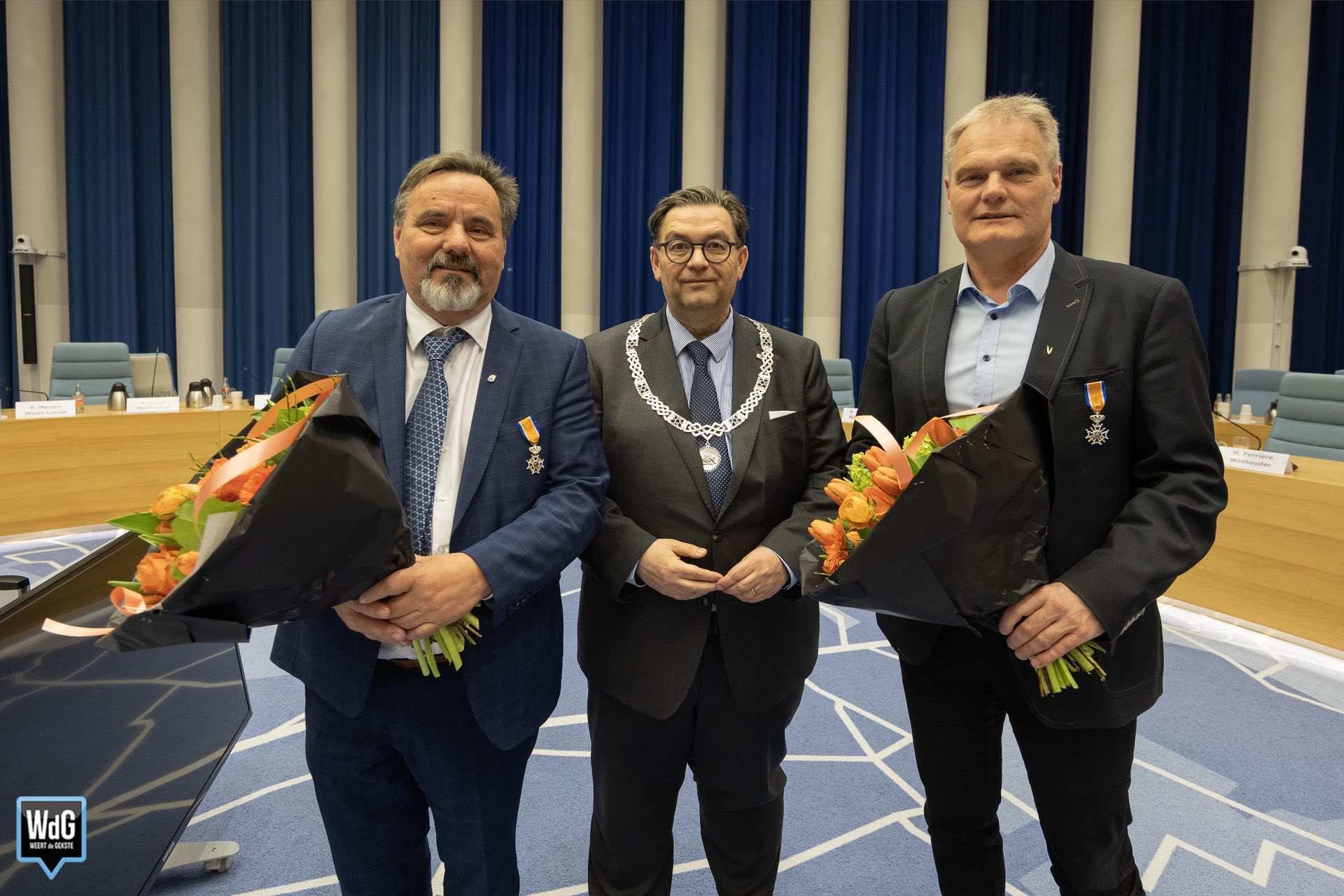 Koninklijke onderscheiding voor Henk van de Loo en Hendrik Stals