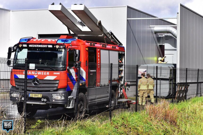 Brandweer onderzoekt stofafzuiging bij bedrijf in Nederweert