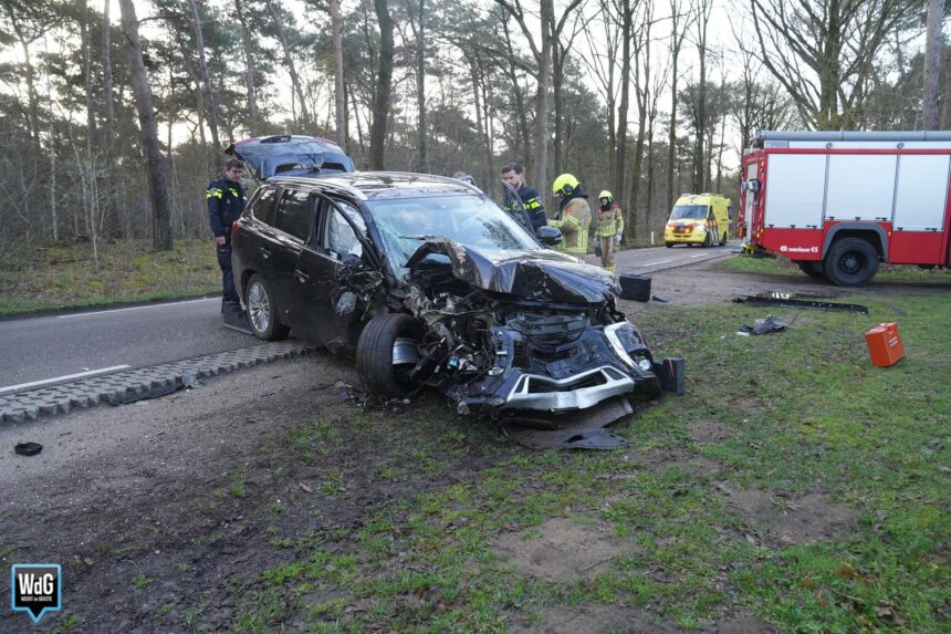 Bestuurder gewond na botsing tegen boom in Altweerterheide