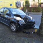 Blikschade na ongeval op Herenhuisstraat