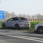 Kop-staartbotsing op Napoleonsweg Zuid bij Grathem