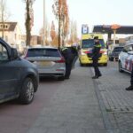 Kop-staartbotsing op de Roermondseweg