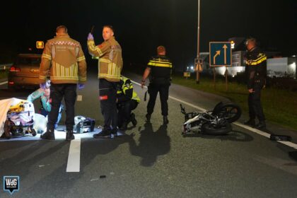 Opzittenden van fatbike gewond na botsing op toerit A2 bij Weert