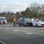 Meerdere voertuigen botsen op A2 bij Maarheeze
