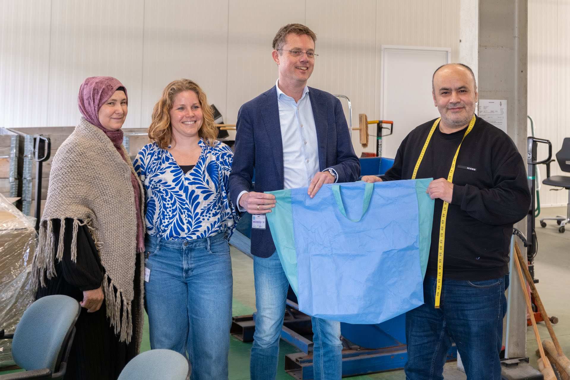 Samenwerking SJG en Risse Groep levert duurzame tassen op