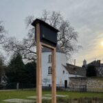 Vleermuizenkast in het Kasteelpark Nijenborgh