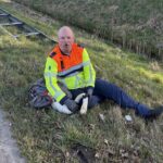 Gewonde zwaan gered - Foto via X @WIS_Marcel_