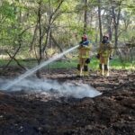 Brandweer blust opnieuw smeulende grond in Budel