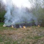 Brandweer dooft natuurbrand aan Gebleektesteeg